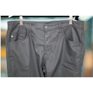 A&G Men's Jeans Black Cotton Blend Fabric Made In Italy 36 x 28 Everett Model